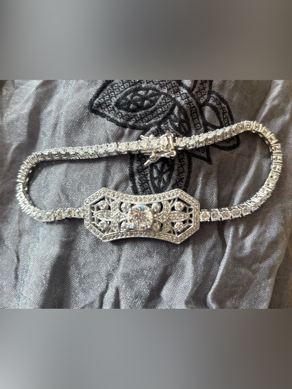 Vanna K for Bella Luce- Art Deco Inspired CZ Bracelet